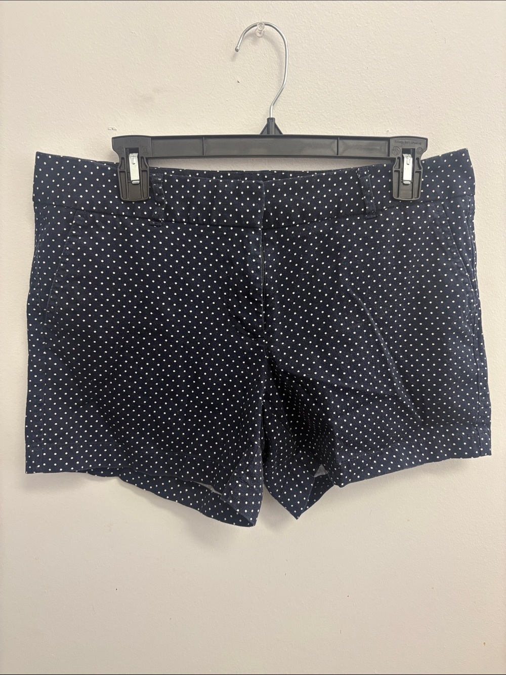 Polka Dot Navy Women’s Stretch Shorts